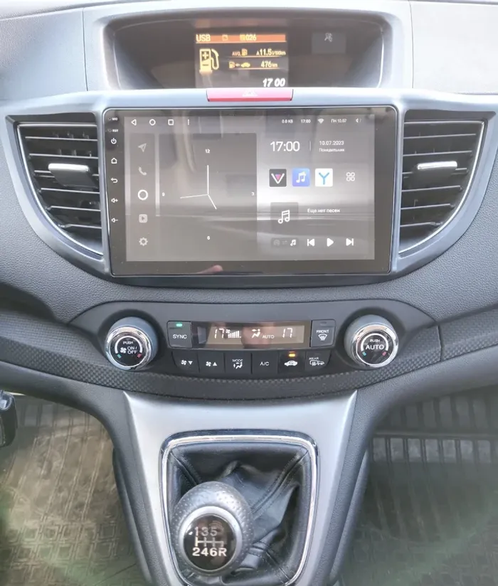 Магнитола для Honda CR-V 4 2012-2016 (большая рамка 9) - Teyes CC2 PLUS на Android 10, ТОП процессор, 4Гб+64Гб, 4G SIM-слот