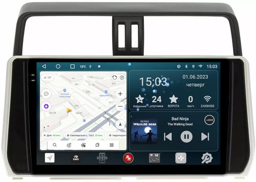 Магнитола для Toyota Land Cruiser Prado 150 2017-2023 - RedPower 365 Android 10, QLED+2K, ТОП процессор, 6Гб+128Гб, CarPlay, SIM-слот