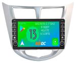 Магнитола для Hyundai Solaris 2010-2016 - Airoc AB-2003 (кнопки и крутилки), Android 13, Быстрая, SIM-слот, CarPlay