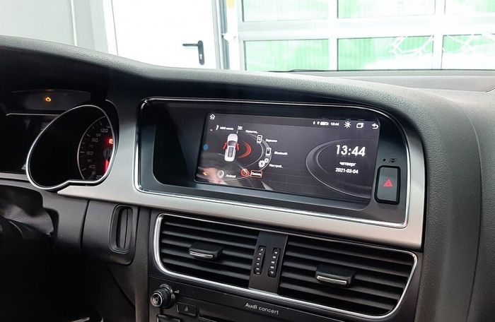 Магнитола для Audi A4 B8 2007-2013 (без джойстика MMI) - RDL-9607 монитор 8.8" на Android 13, 8Гб+128Гб, CarPlay, 4G SIM-слот