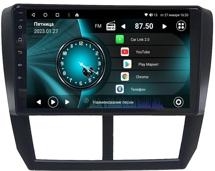 Магнитола для Subaru Forester 3 (SH) 2008-2013, Impreza GH, GE - Vaycar VA71-0062 на Android 13, Быстрая, 4G SIM-слот
