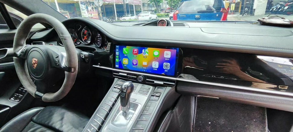 Магнитола для Porsche Panamera 970 2013-2015 (вместо PCM 3.0) - RDL-Panamera монитор 12.3" на Android 12, 6Гб+128Гб, CarPlay, 4G SIM-слот