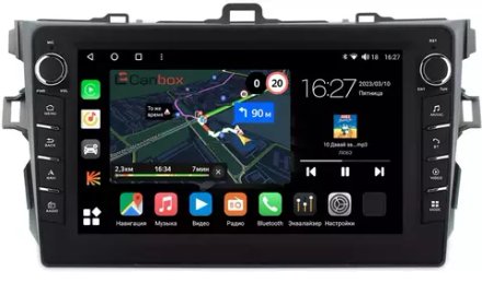 Магнитола для Toyota Corolla 2007-2013 - Canbox 9038 Android 10, ТОП процессор, CarPlay, 4G SIM-слот