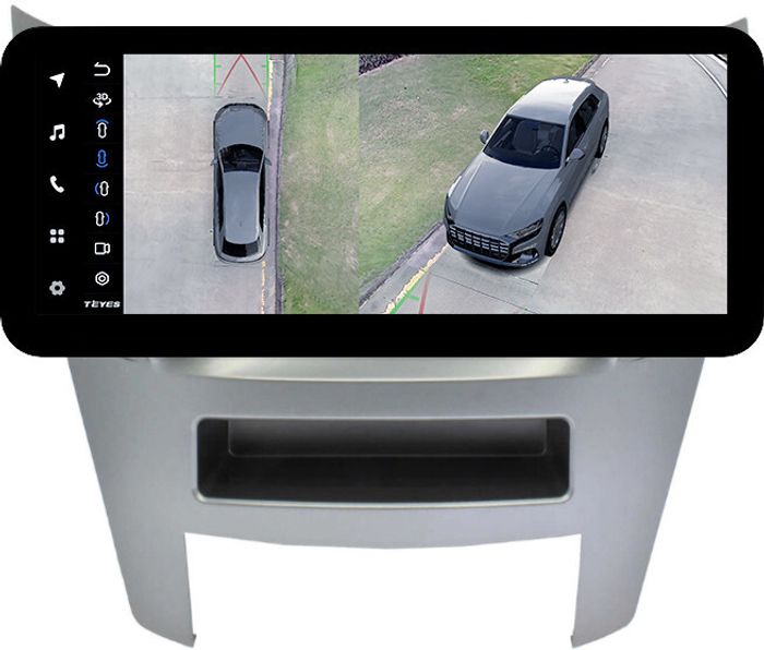 Магнитола для Subaru Legacy 5, Outback 4 2009-2014 (правый руль) - Teyes LUX ONE 360 монитор 12.3" 2K QLED на Android 10, Быстрая, CarPlay, 4G SIM-слот, 4 камеры в комплекте