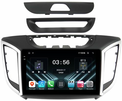Магнитола для Hyundai Creta 1 2016-2021 - FarCar DX9-8004-9 монитор 9.5" IPS на Android 13, 4+64Гб, CarPlay