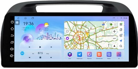 Магнитола для Toyota Camry 30 2001-2006 (рамка черная) - FarCar монитор 12.3" 2K QLED на Android 14, TS10, CarPlay, 4G SIM-слот