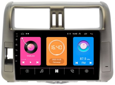 Магнитола для Toyota Land Cruiser Prado 150 2009-2013 -  GT9-9006/9005 на Android 10, 2ГБ-16ГБ