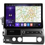 Магнитола для Honda Civic 8 2005-2012 седан - Kuberg LUX-CIV8-12-F1301-S10 монитор 13" 2K QLED на Android 12, Быстрая, CarPlay, 4G SIM-слот