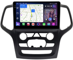 Магнитола для Jeep Grand Cherokee WK2 2013-2021 (ШГУ 5") - FarCar 9564F2 монитор 9.5" QLED на Android 14, TS18, CarPlay, 4G SIM-слот