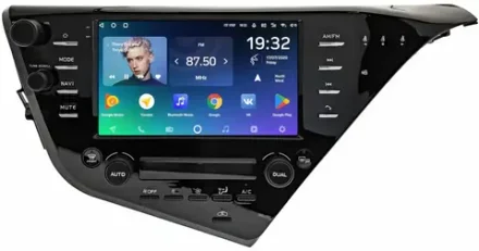 Магнитола для Toyota Camry 70 2017-2020 (c JBL и климатом на ШГУ) - Teyes CC2 PLUS на Android 10, ТОП процессор, 4Гб+64Гб, 4G SIM-слот