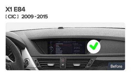 Магнитола для BMW X1 E84 2009-2014 CIC - FarCar монитор 12.3" 2K QLED на Android 14, TS10, CarPlay, 4G SIM-слот