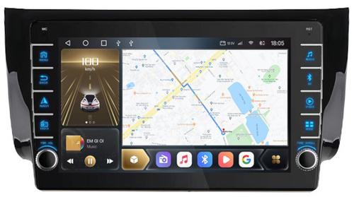 Магнитола для Nissan Sentra/Sylphy B17 2012-2023, Tiida 2015 - Kuberg OL-1666-1 (кнопки и крутилки) QLed, Android 12, TS10, CarPlay, 4G SIM-слот