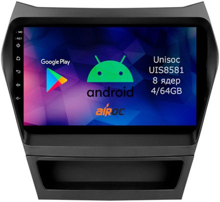 Магнитола для Hyundai Santa Fe 2012-2018 - Airok RM-2019 Android 12, 8-ядер, 4/64Гб, SIM-слот