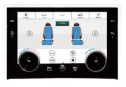 Цифровая LCD-панель управления климатом для Range Rover 2002-2012 - Kuberg NH-R1010 ABC