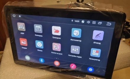 2DIN магнитола с автоматиpованном поворотным экраном 10.1" - Kuberg OL-1036-D на Android 10, 4+64Гб, CarPlay, 4G SIM-слот