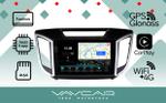 Магнитола для Hyundai Creta 2016-2021 (рамка 9) - Vaycar VA23-9407-2K на Android 13, Быстрая, 2K QLED, CarPlay,4G SIM-слот