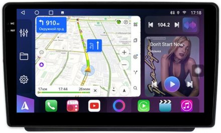 Магнитола для Land Rover Freelander 1 2003-2006 - FarCar 9618 монитор 9.5" QLED на Android 14, TS18, CarPlay, 4G SIM-слот