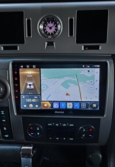 Магнитола для Hummer H2 2002-2009 - Kuberg EW-9298 QLed, Android 12, TS10, CarPlay, 4G SIM-слот