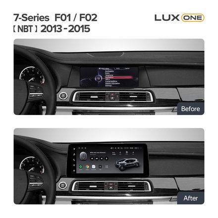 Магнитола для BMW 7-серии (F01/F02) 2012-2015 NBT - Teyes LUX ONE монитор 12.3" на Android 10, 6/128ГБ, CarPlay, 4G SIM-слот