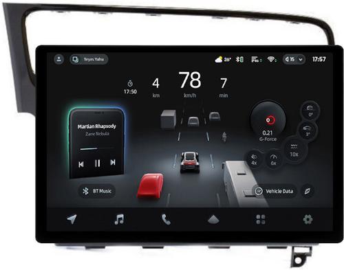Магнитола для Volkswagen Golf 7 2012-2020 (рамка черный глянец) - Teyes CC4-PRO монитор 13" 2K QLED на Android 13, Snapdragon 778G, ИИ, CarPlay, DSP, 4G SIM-слот
