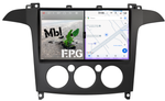 Магнитола для Ford S-Max, Galaxy 2 2006-2015 (кондиционер) - Redpower 85135M PRO/PROmax ТОП звук, 2K QLED, Android 14, CarPlay, 4G SIM-слот