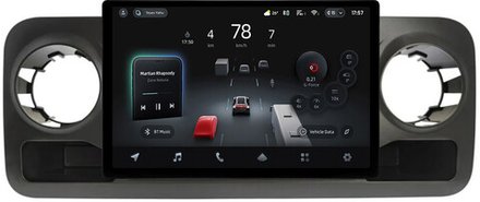Магнитола для Mercedes-Benz Sprinter W907 2018-2025 (ШГУ монохром) - Teyes CC4-PRO монитор 13" 2K QLED на Android 13, Snapdragon 778G, ИИ, CarPlay, DSP, 4G SIM-слот