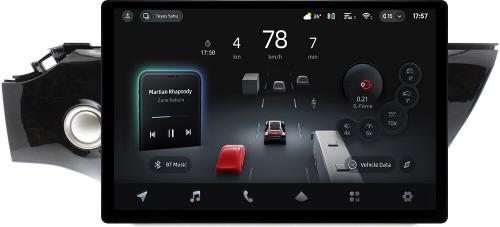 Магнитола для KIA Rio 4, Rio X-Line 2017-2020 (рамка с кнопкой 10) - Teyes CC4-PRO монитор 13" 2K QLED на Android 13, Snapdragon 778G, ИИ, CarPlay, DSP, 4G SIM-слот