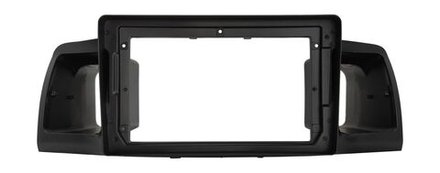 Комплект рамки с разъёмами 9" Toyota Corolla 120 2000-2007 (воздуховоды отдельно) черная