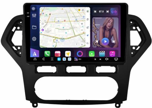 Магнитола для Ford Mondeo 4 2007-2010 (рамка черная) - FarCar GX1231M монитор 10.36" 2K QLED на Android 14, TS20, 6+128Гб, CarPlay, 4G SIM-слот