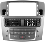 Магнитола для Lexus IS250 XE20 2005-2013 (ШГУ монохром, рамка LUX) - Teyes LUX ONE 360 монитор 12.3" 2K QLED на Android 10, 6/128Гб, CarPlay, 4G SIM-слот, 4 камеры в комплекте