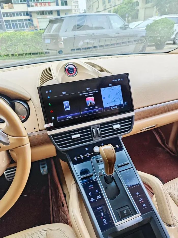 Магнитола для Porsche Cayenne 958 2010-2016 - Kuberg ZF-3018-GE монитор 12.3" на Android 13, 8Гб+128Гб, CarPlay, 4G SIM-слот
