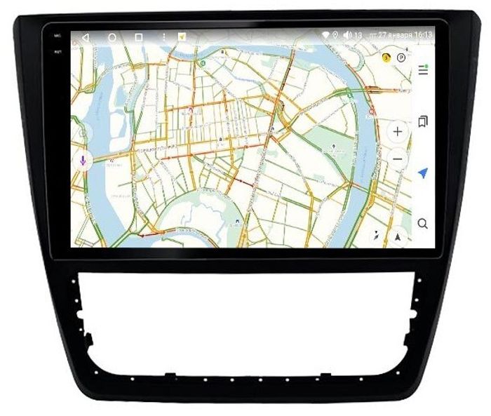 Магнитола для Skoda Yeti 2009-2018 (кондиционер) - Vaycar VA65-1225-2K на Android 13, 8-ядер, 2K QLED, ТОП процессор, CarPlay, 4G SIM-слот