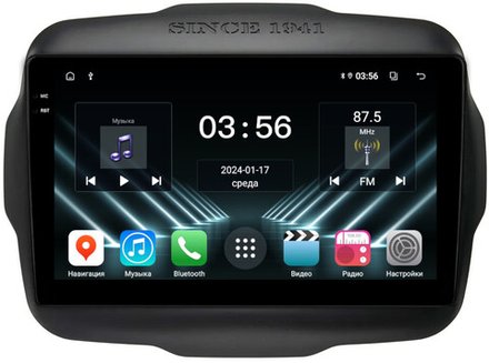 Магнитола для Jeep Renegade 2014-2021 - FarCar DX9-9596 монитор 9.5" IPS на Android 13, 4+64Гб, CarPlay