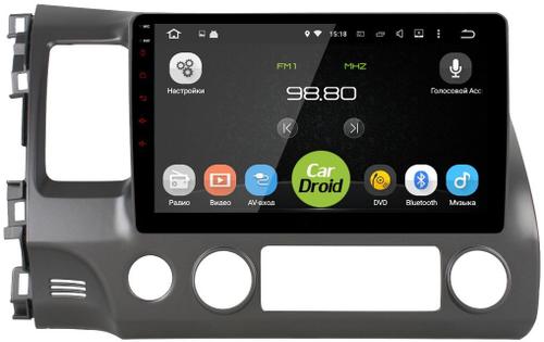 Магнитола для Honda Civic 8 4d 2005-2012 седан - Airok RM-1911 Android 12, 8-ядер, 4/64Гб, SIM-слот