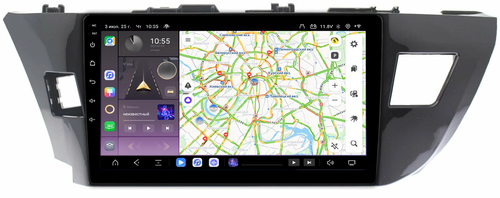 Магнитола для Toyota Corolla 2013-2016 - Kuberg QLed, Android 13, TS20, CarPlay, SIM-слот