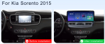 Магнитола для KIA Sorento Prime 2015-2020 - Kuberg монитор 15.6" LUX на Android 13, Быстрая, CarPlay, 4G SIM-слот