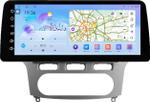 Магнитола для Ford Mondeo 4 2007-2010 (рамка серебро) - FarCar монитор 12.3" 2K QLED на Android 14, Быстрая, CarPlay, 4G SIM-слот