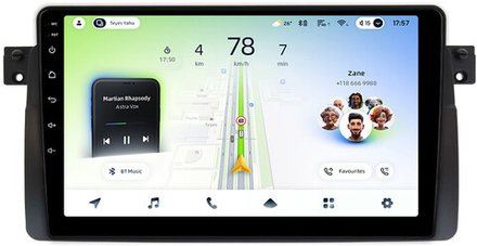 Магнитола для BMW 3 E46 1998-2006 - Teyes CC4L монитор 9" IPS на Android 14, Snapdragon 662, CarPlay, 4G SIM-слот