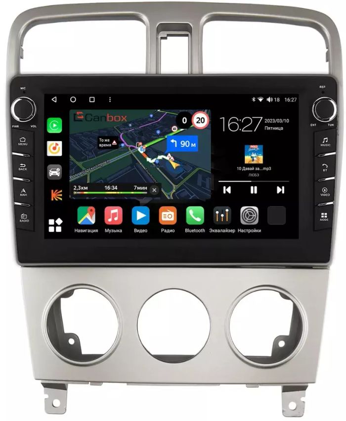 Магнитола для Subaru Forester 2 (SG5) 2002-2007 - Canbox 9-524 Android 10, Быстрая, CarPlay, 4G SIM-слот