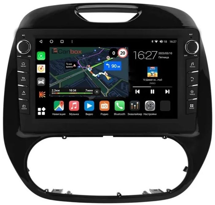 Магнитола для Renault Kaptur 2016-2022 - Canbox 9-161 Android 10, ТОП процессор, CarPlay, 4G SIM-слот