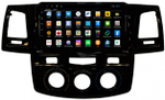 Магнитола для Toyota HiLux 2011-2015 - Parafar PF062XHD на Android 13, 8-ядер, 4Гб+64Гб, CarPlay, 4G SIM-слот