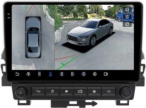 Магнитола для Mitsubishi Eclipse Cross (ШГУ-планшет, рамка с крутилками) - FarCar BX10-360-7763F3 монитор 10.36" 2K QLED на Android 13, 6Гб+128Гб, CarPlay, 4G SIM-слот, 4 камеры в комплекте