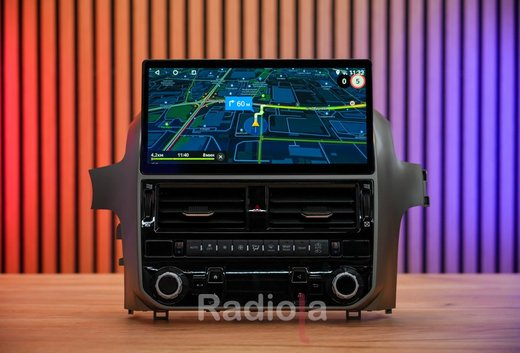 Магнитола для Lexus GX 2013-2021 (рестайлинг, высокая) - монитор 12.3" на Android 13, 8Гб+128Гб, CarPlay, 4G SIM-слот