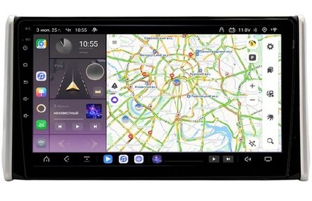 Магнитола для Toyota RAV4 50 2019-2024+ (рынок РФ и ОАЭ) - Kuberg QLed, Android 13, TS20, CarPlay, SIM-слот