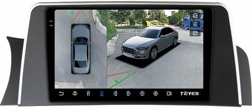 Магнитола для BMW X3 F25 2014-2017, X4 F26 2014-2018 NBT (рамка тип 1) - Teyes CC3-2K-360 монитор 9.5" 2K QLED на Android 10, 6Гб+128Гб, CarPlay, 4G SIM-слот, 4 камеры в комплекте