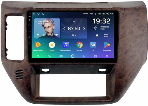 Магнитола для Nissan Patrol Y61 2004-2010 (рамка дерево) - Teyes CC2 PLUS монитор 9" QLED на Android 10, ТОП процессор, 4Гб+64Гб, 4G SIM-слот