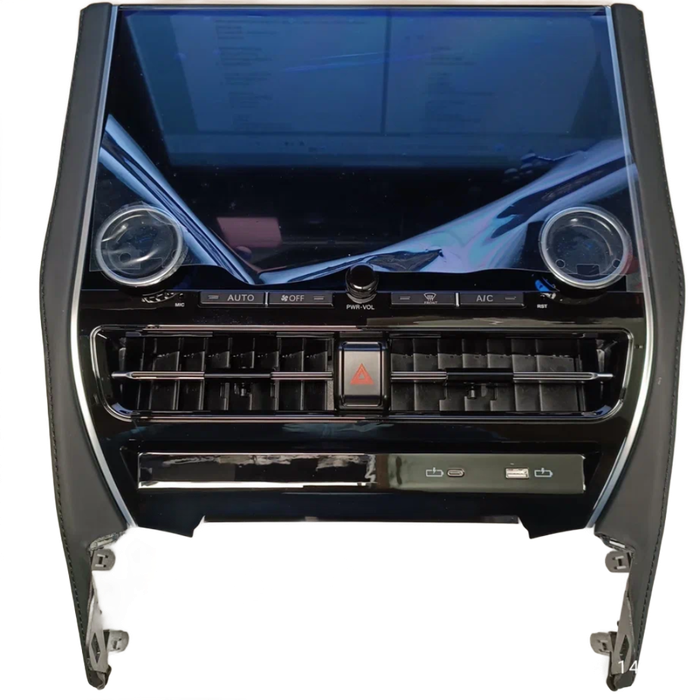 Магнитола для Toyota Alphard 30, Vellfire 2015-2023 (любая комплектация) - Kuberg ZH-T1401BL (черная) на Android 12, 8Гб+128Гб, 4G SIM-слот, CarPlay