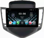 Магнитола для Chevrolet Cruze 1 2009-2012 (рамка черная) - FarCar DX045M монитор 9.5" IPS на Android 13, 4+64Гб, CarPlay