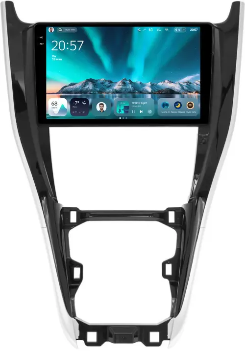 Магнитола для Toyota Harrier 3 XU60 2013-2017 (большая рамка) - Teyes CC4 монитор 10.36" 2K QLED на Android 14, Snapdragon 680, DSP, CarPlay, 4G SIM-слот