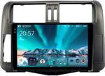 Магнитола для Toyota Land Cruiser Prado 150 2009-2013 (рамка графит) - Teyes CC4 монитор 9.2" 2K QLED на Android 14, Быстрейшая, Snapdragon 680, DSP, CarPlay, 4G SIM-слот